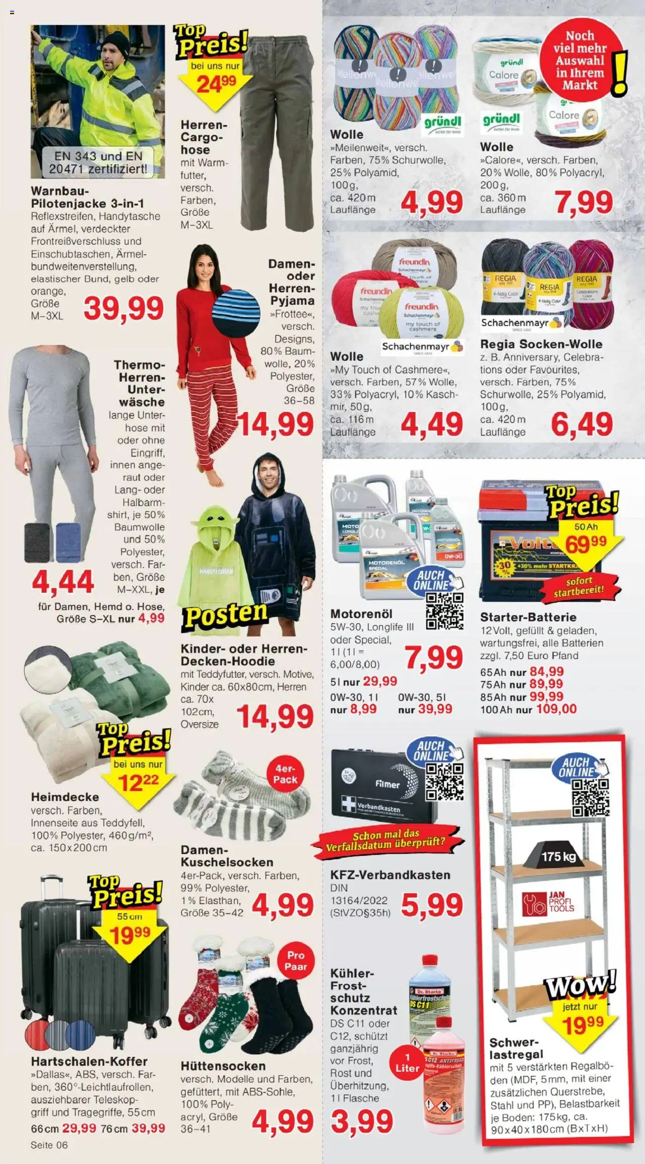 Jawoll Prospekt – gültig ab 13.10.2025 | Seite: 10 | Produkte: Batterien, Hemd, Hose, Pyjama