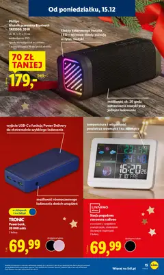 Pogląd oferty "TRONIC Powerbank, 20 000 mAh, Powerbank, 20 000 mAh, 3 kolory, wyjście USB-C z funkcją Power Delivery do ekstremalnie szybkiego ładowania, możliwość równoczesnego ładowania dwóch urządzeń" - ważna od 15.12.2025 | Strona: 19