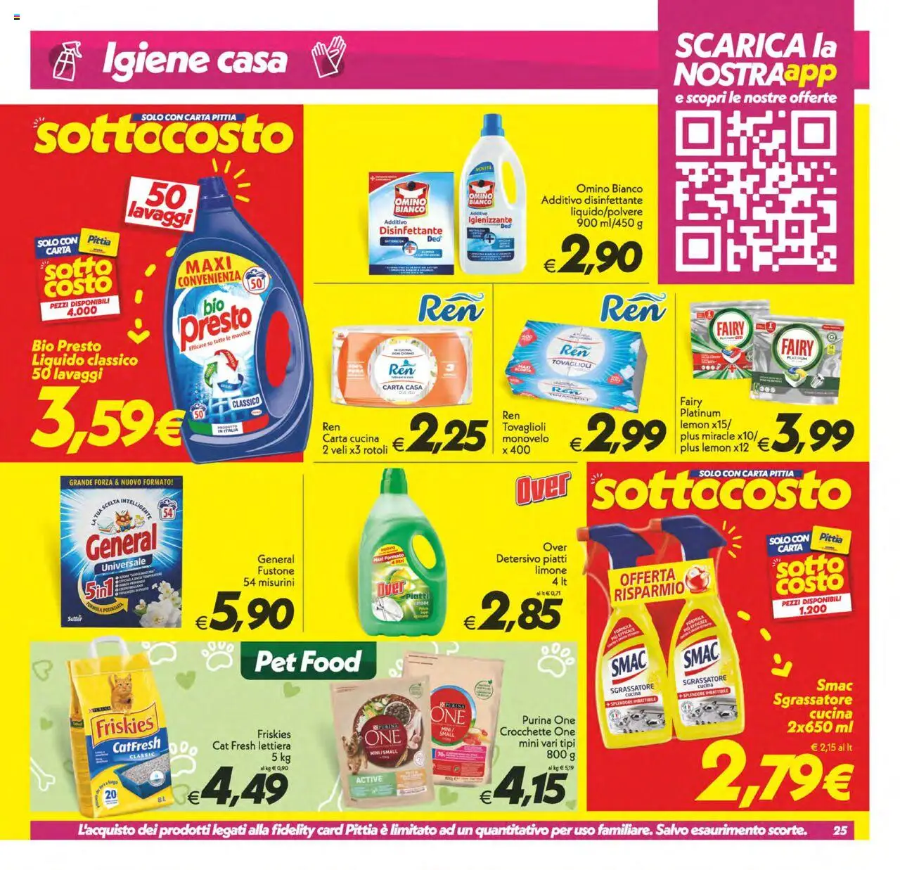 Volantino SuperConveniente del 24.07.2025 | Pagina: 25 | Prodotti: Sgrassatore, Limone, Crocchette
