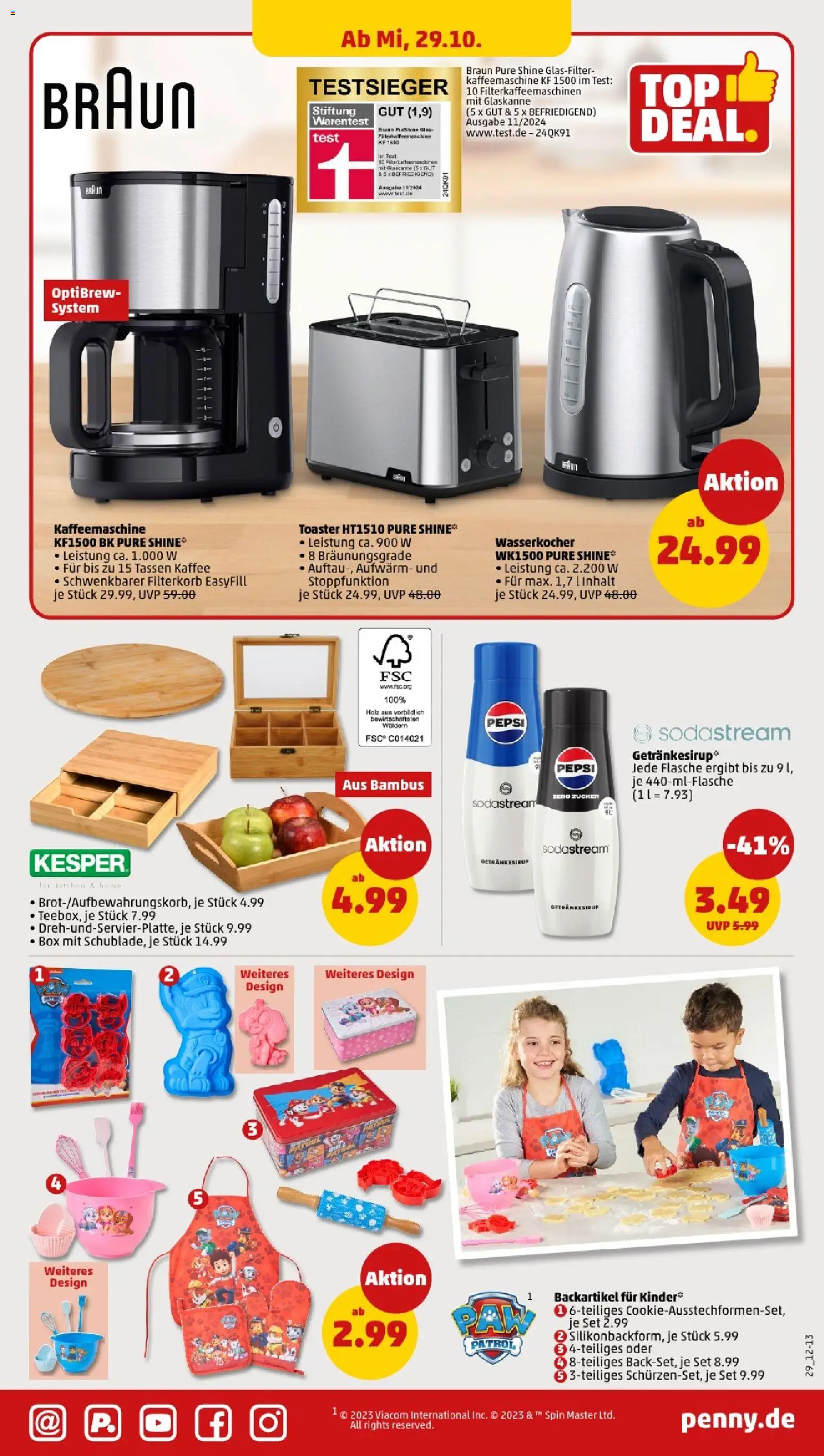 Penny - Sachsen  – gültig ab 27.10.2025 | Seite: 31 | Produkte: Wasserkocher, Box, Pepsi, Sodastream