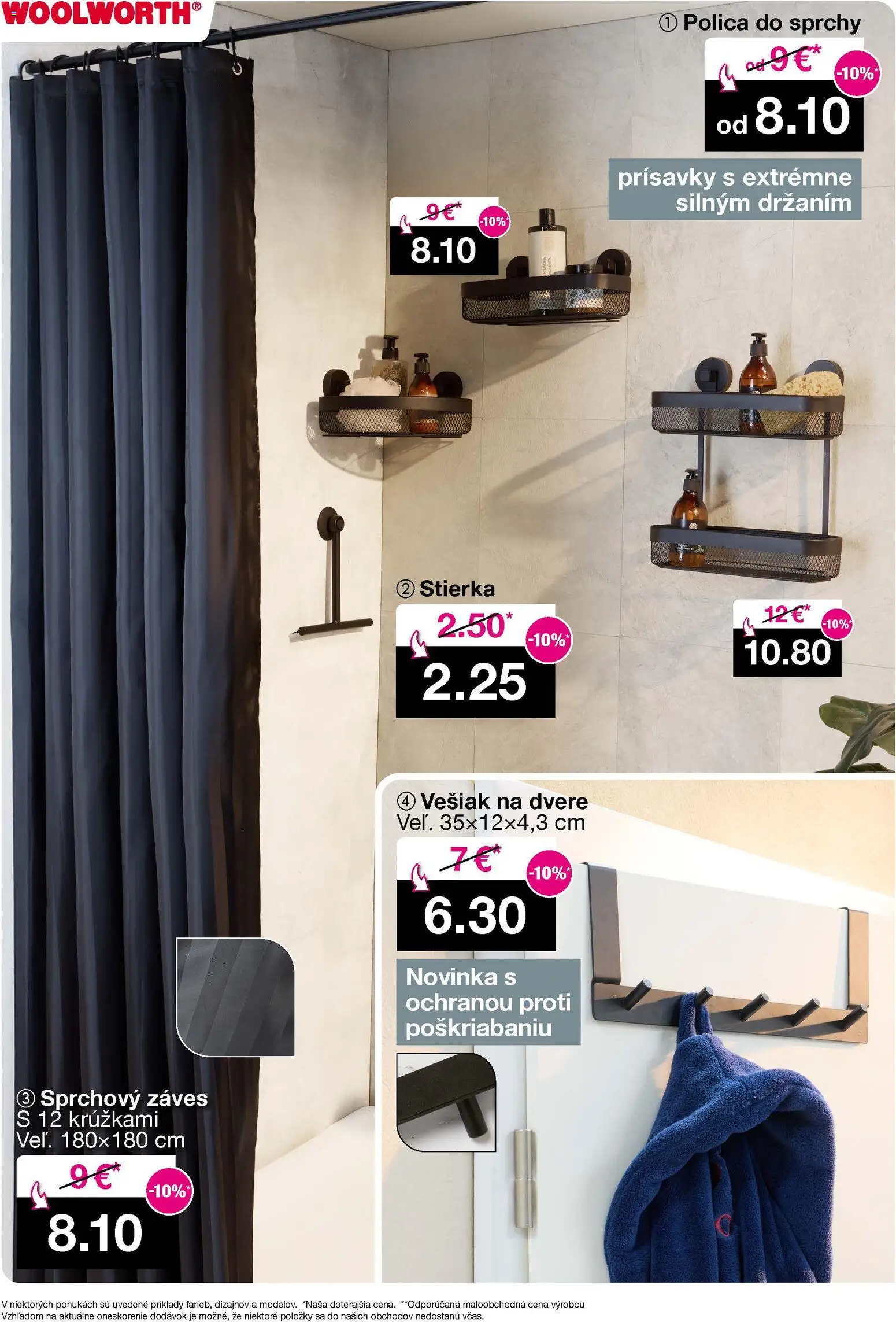 Nové Woolworth akcie – leták je platný od 21.11.2025 | Strana: 16 | Produkty: Vešiak, Dvere, Polica