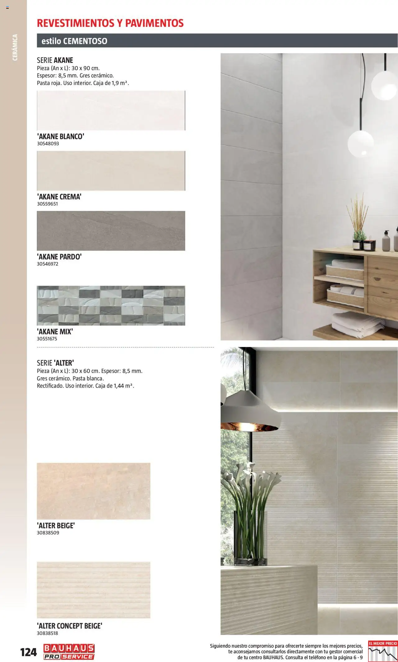Bauhaus - ProService  │ válido desde el 24.02.2025 | Página: 124 | Productos: Pasta, Té, Teléfono, Caja