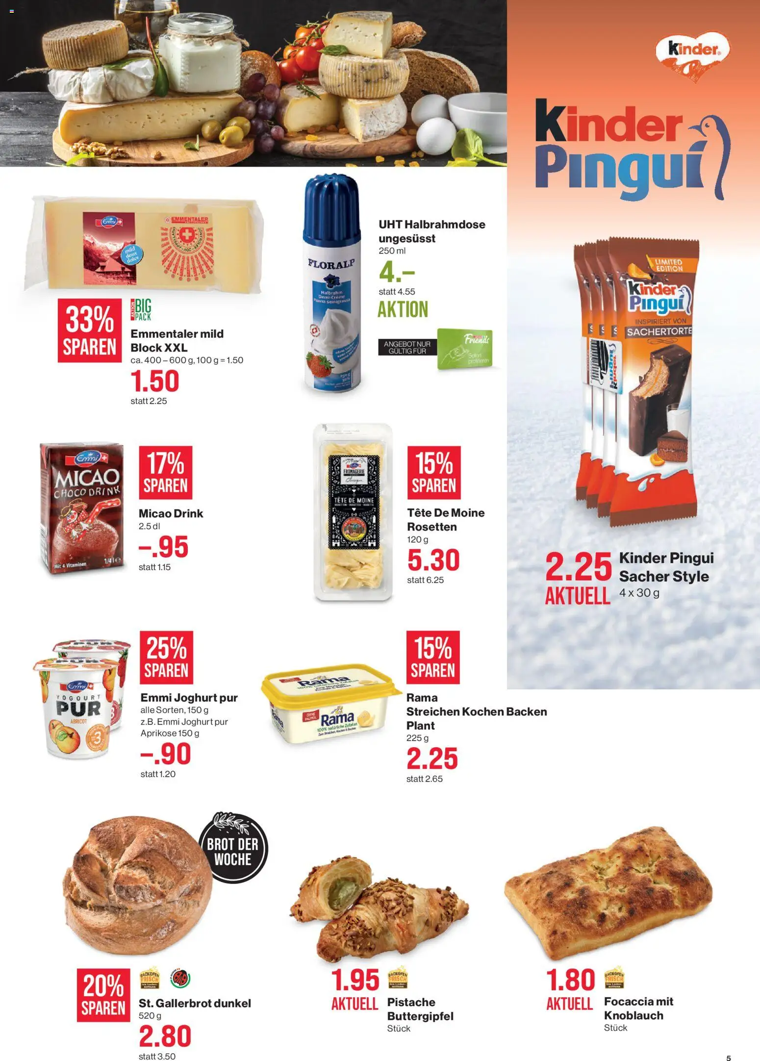 SPAR aktionen – gültig ab 09.04.2026 | Seite: 5 | Produkte: Joghurt, Brot, Knoblauch, Backofen