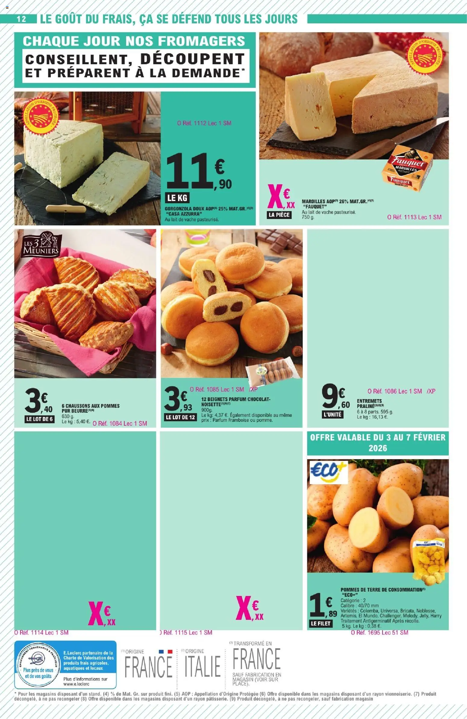 {H1} | Page: 12 | Produits: Parfum, Chocolat, Chaussons, Pommes de terre