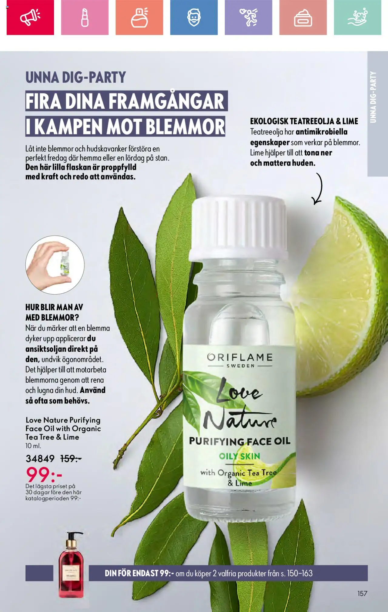 Oriflame reklamblad aktuell från 03.08.2025 | Sida: 157 | Produkter: Lime