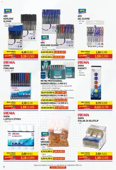 Metro - Sve za ured - Pregled kataloga iz trgovine Metro, vrijedi od 16.12.2025 | Stranica: 6 | Proizvodi: Ljepilo, Gumice