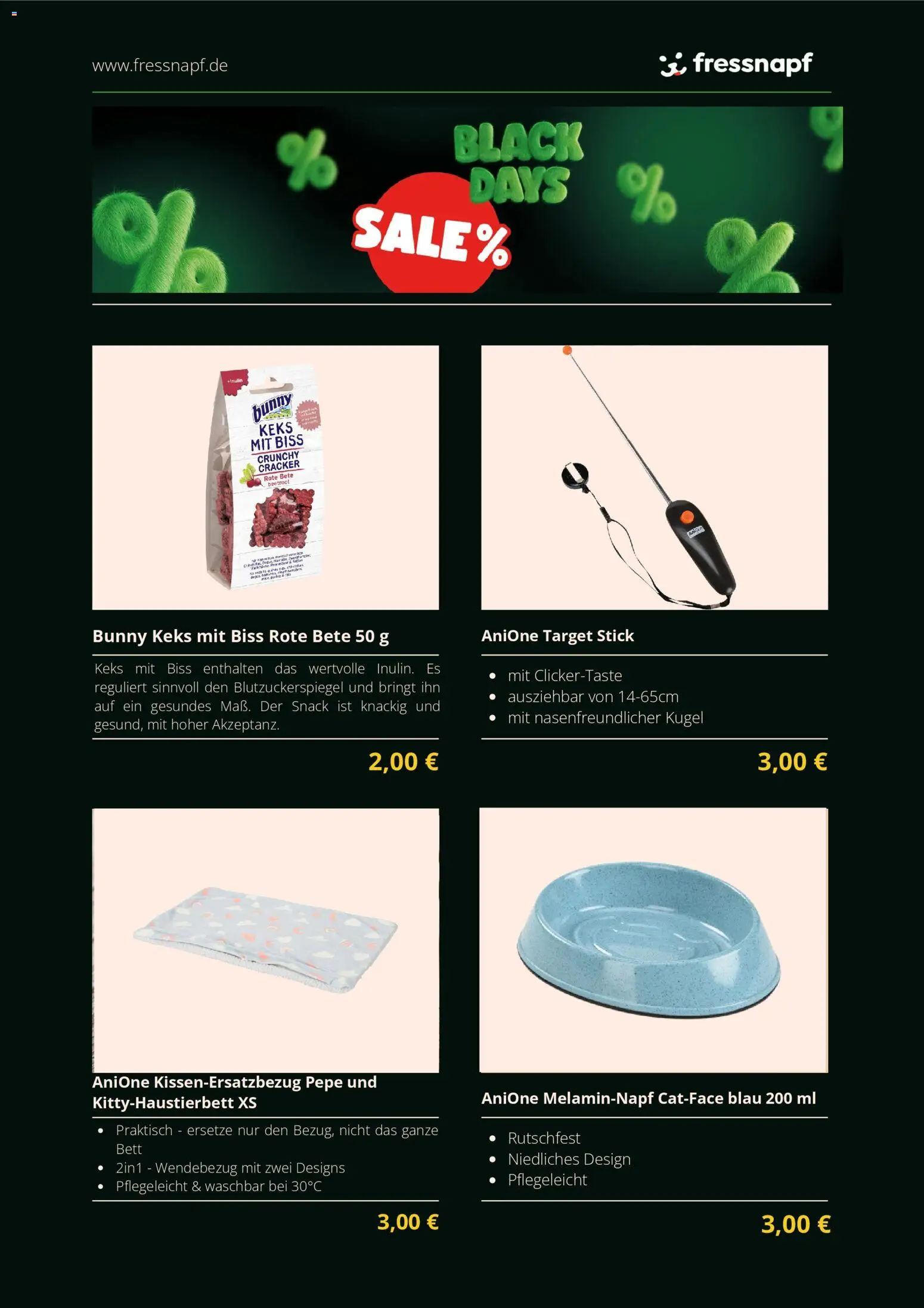 Fressnapf - Black Friday – gültig ab 06.11.2025 | Seite: 3 | Produkte: Bett