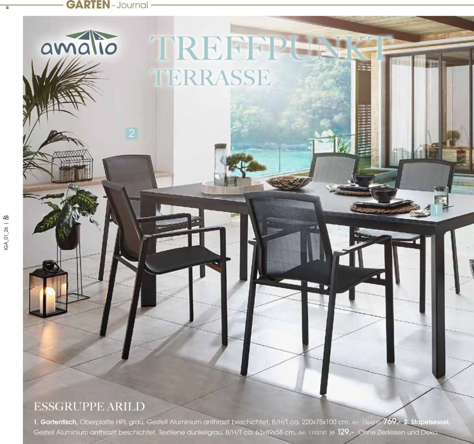 Zurbrüggen Sommer 2026 – gültig ab 19.03.2026 | Seite: 48 | Produkte: Essgruppe