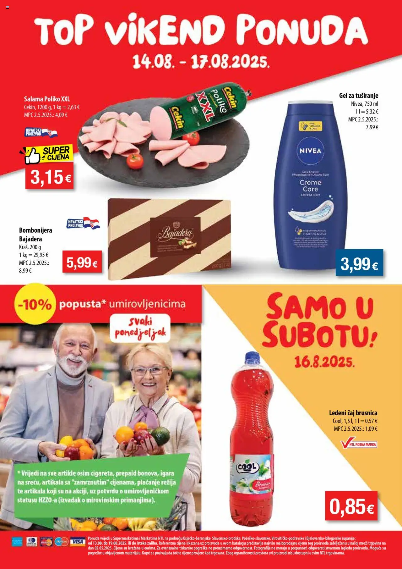 NTL katalog | vrijedi od 13.08.2025 | Stranica: 24 | Proizvodi: Ledeni čaj, Čaj, Bombonijera, Nivea