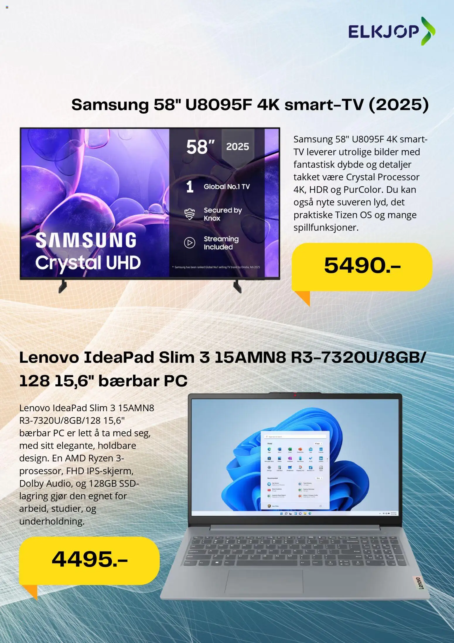 {H1} | Side: 3 | Produkter: Pc, Thon en boite, Tv