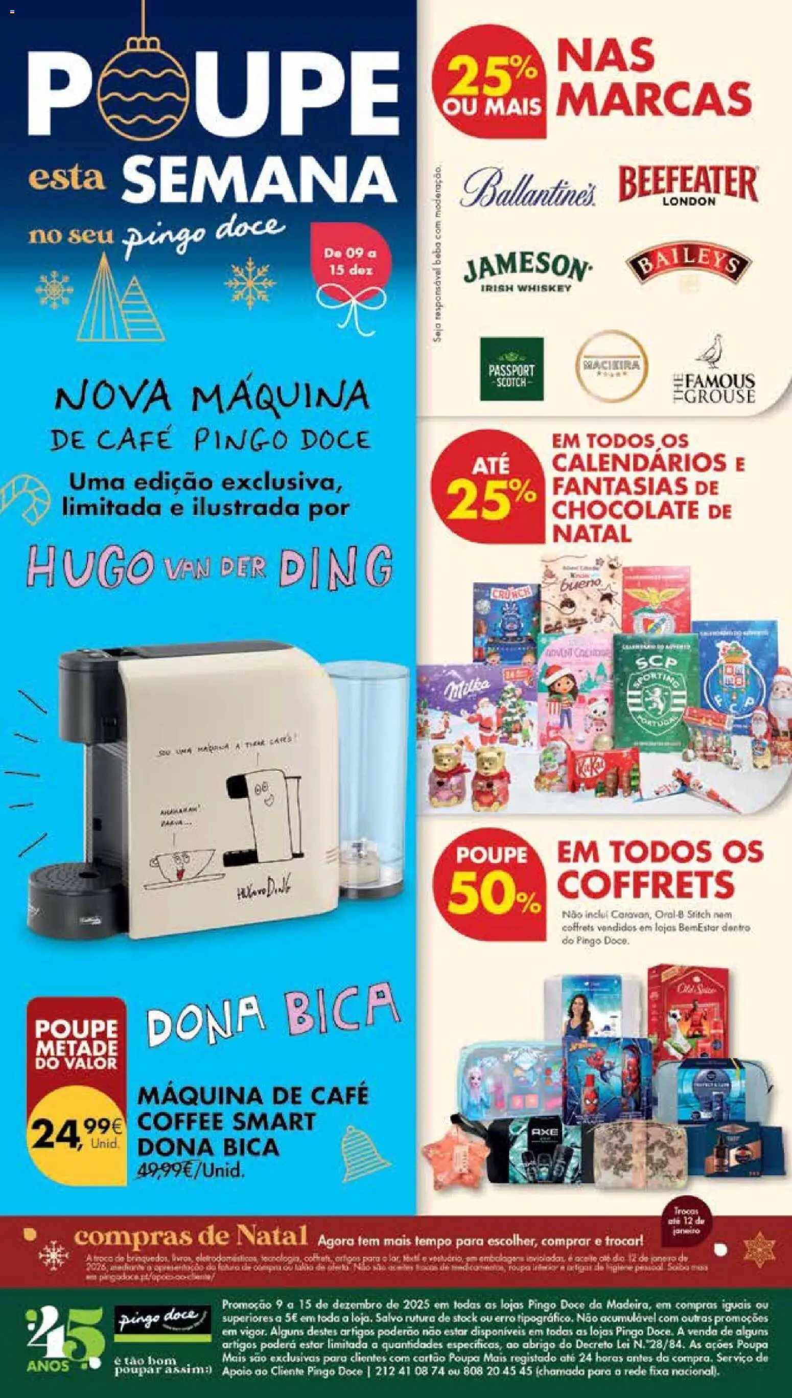 Pingo Doce Poupe Esta Semana Madeira │ válido de 09.12.2025 | Página: 36 | Produtos: Máquina de café, Café, Gin, Cortina