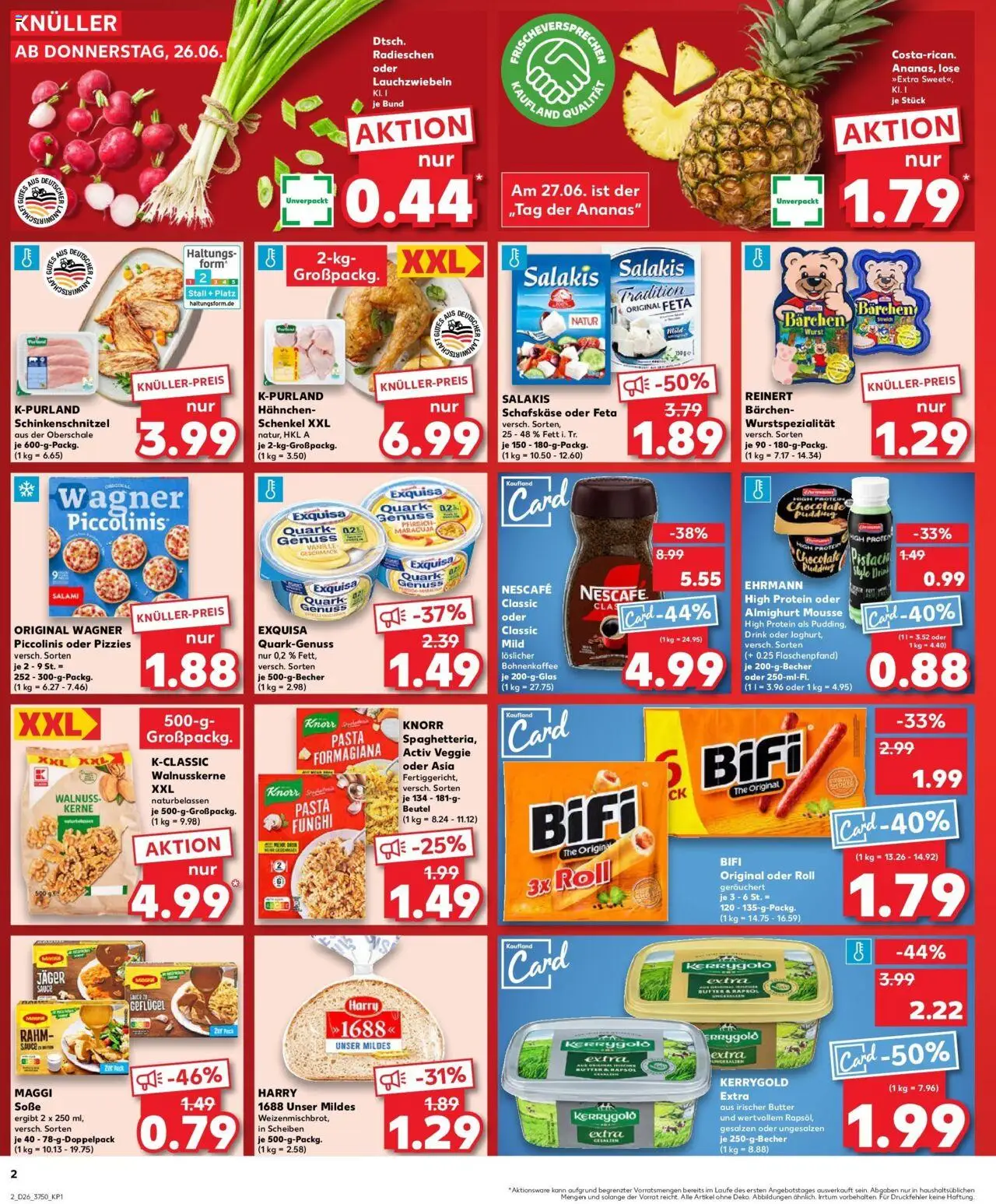 Kaufland prospekt Demmin	 - gültig ab dem 29.06.2025 | Seite: 13 | Produkte: Hahnchen, Quark, Pfirsich, Schafskase