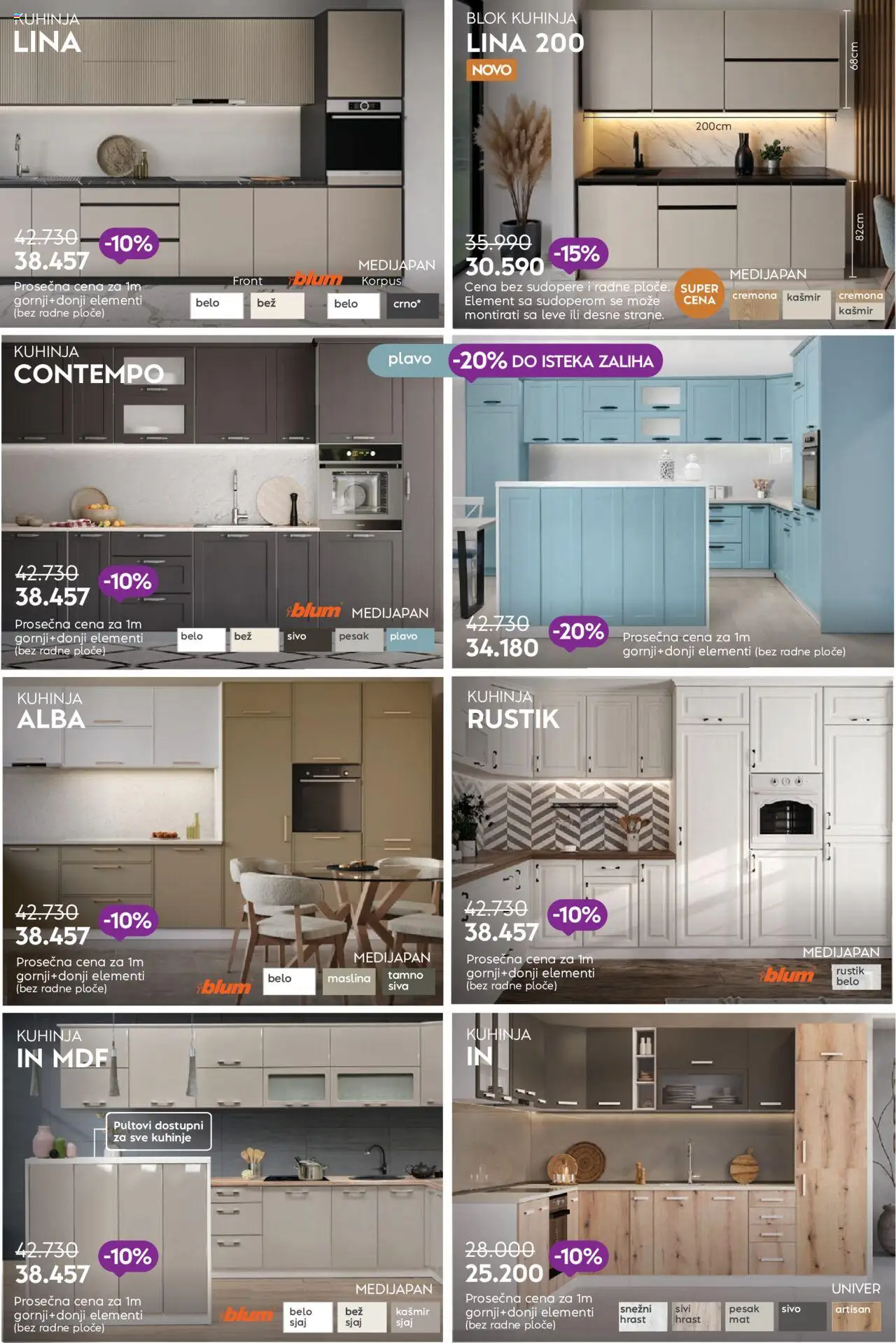 Matis katalog - važi od 01.01.2025 | Strana: 2 | Proizvode: Kuhinja