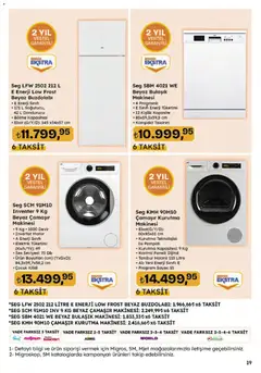 20.11.2025 tarihinden itibaren geçerli olan Migros kataloğu önizlemesi | Sayfa: 107 | Ürünler: Çamaşır kurutma makinesi, Ses, Dondurucu, Bulaşık makinesi
