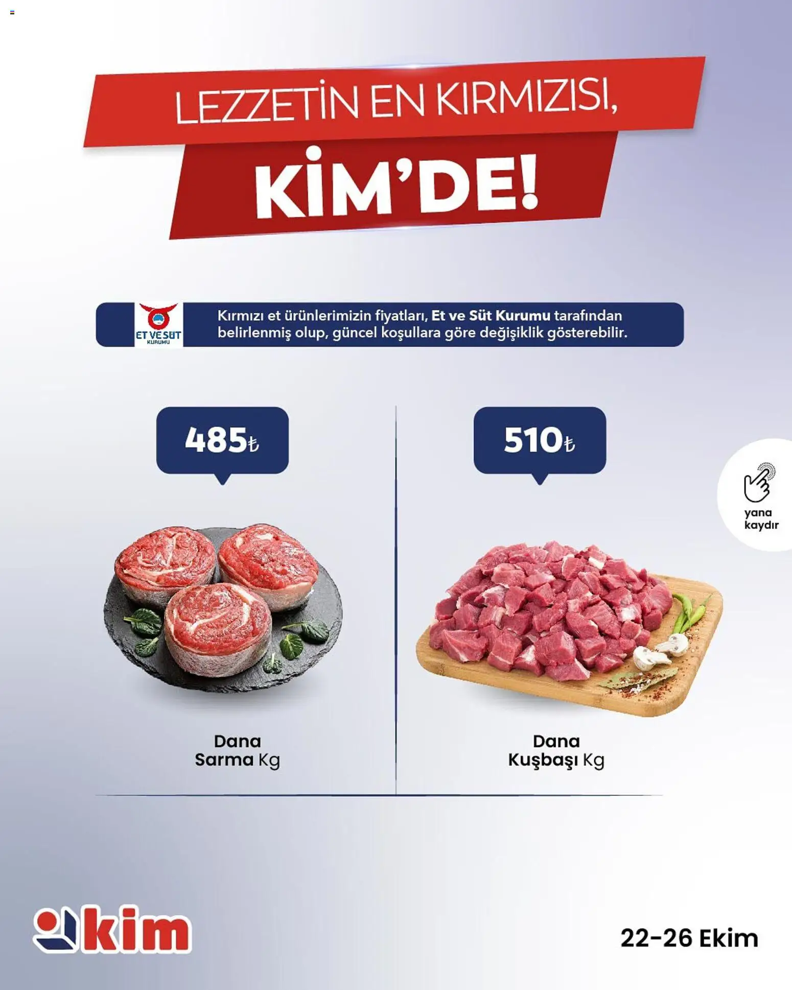Kim Market Çarşamba’dan Pazar’a Taze ve Temiz Seçimler! - 22.10.2025 tarihinden itibaren geçerlidir | Sayfa: 4 | Ürünler: Süt