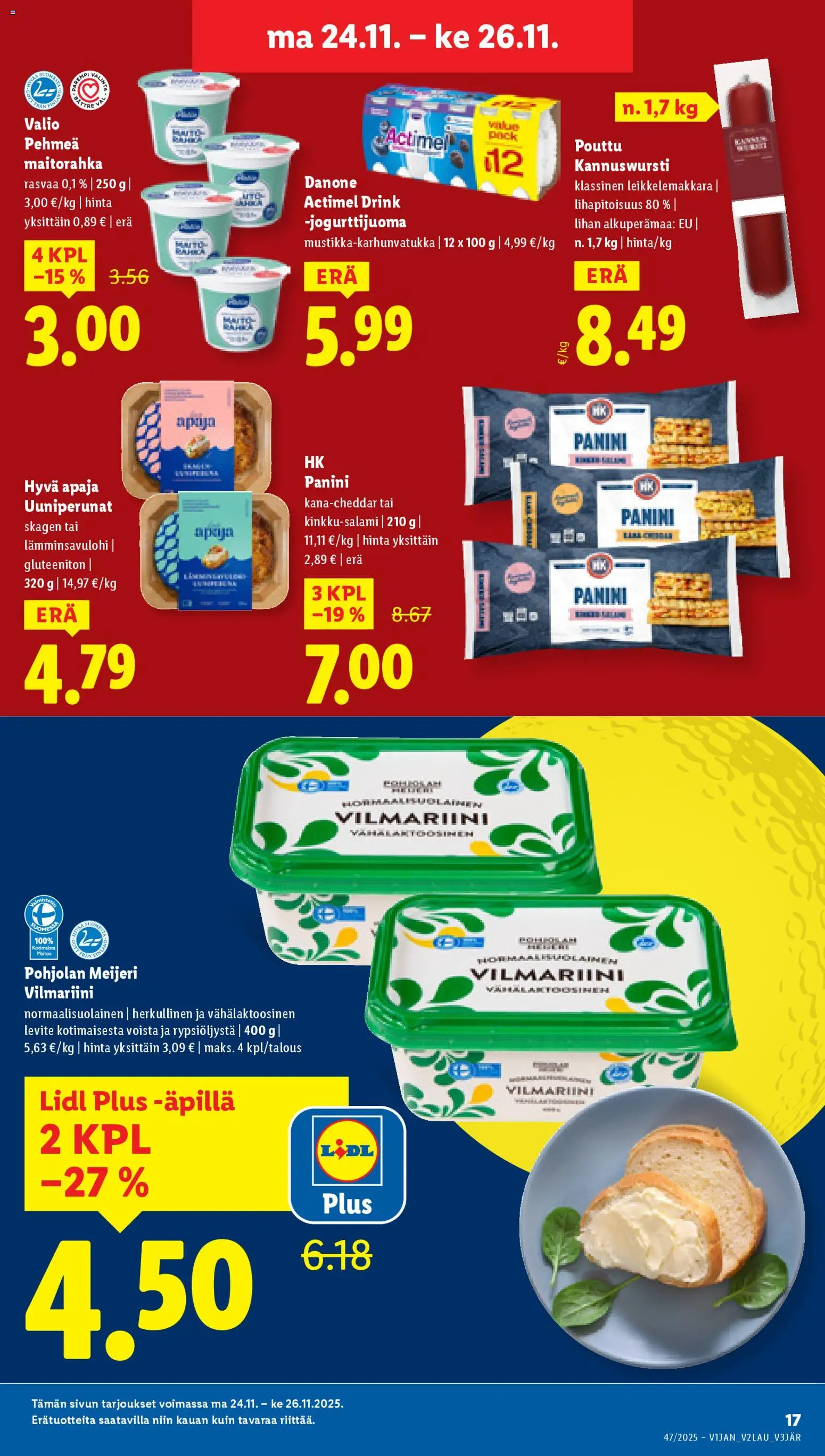 Lidl tarjoukset - Tampere – voimassa 20.11.2025 alkaen | Sivu: 19
