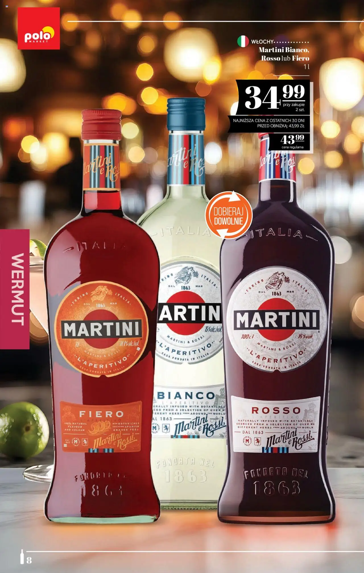 POLOmarket Katalog - Alkoholi od 22.08.2025 | Strona: 8 | Produkty: Martini