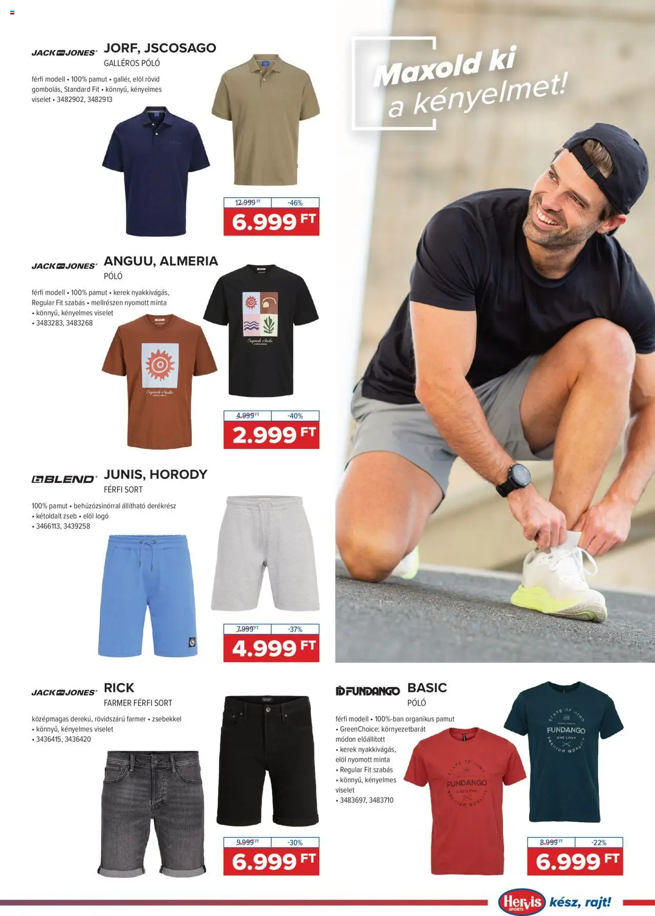 Hervis Sports akciós ujság - amely érvényes a következő dátumtól: 05.08.2025 | Oldal: 11 | Termékek: Farmer