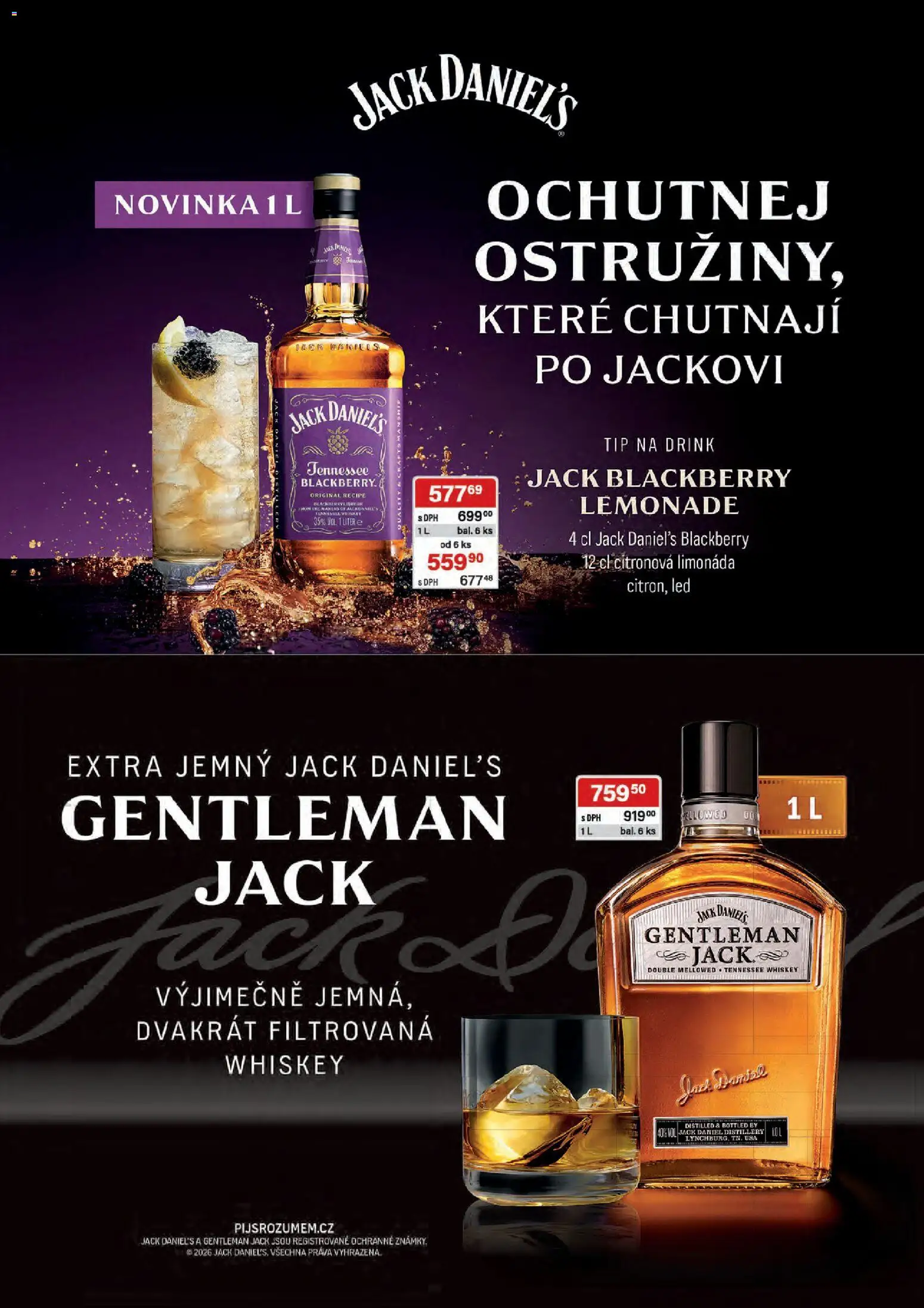 Astur & Qanto leták - Velkoobchod 05/2026 od 01.05.2026 | Strana: 28 | Produkty: Whiskey, Limonáda, Gentleman Jack, Jack Daniel’s