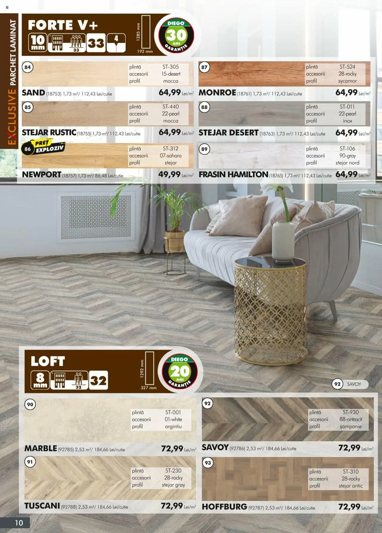 Noul catalog Diego – valabil de la 01.04.2024 | Pagină: 10 | Produse: Parchet