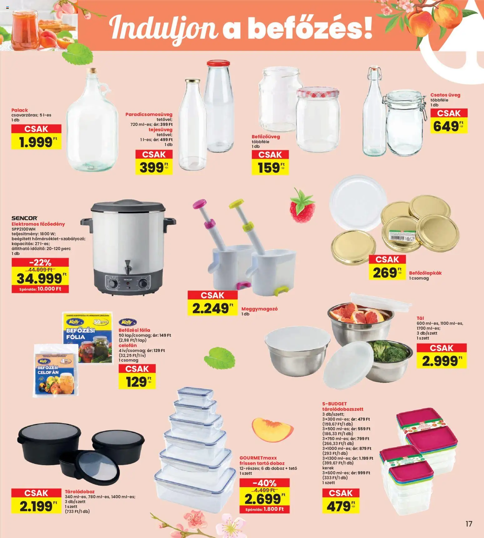 Interspar akciós ujság - amely érvényes a következő dátumtól: 30.04.2026 | Oldal: 17 | Termékek: Tárolódoboz, Doboz