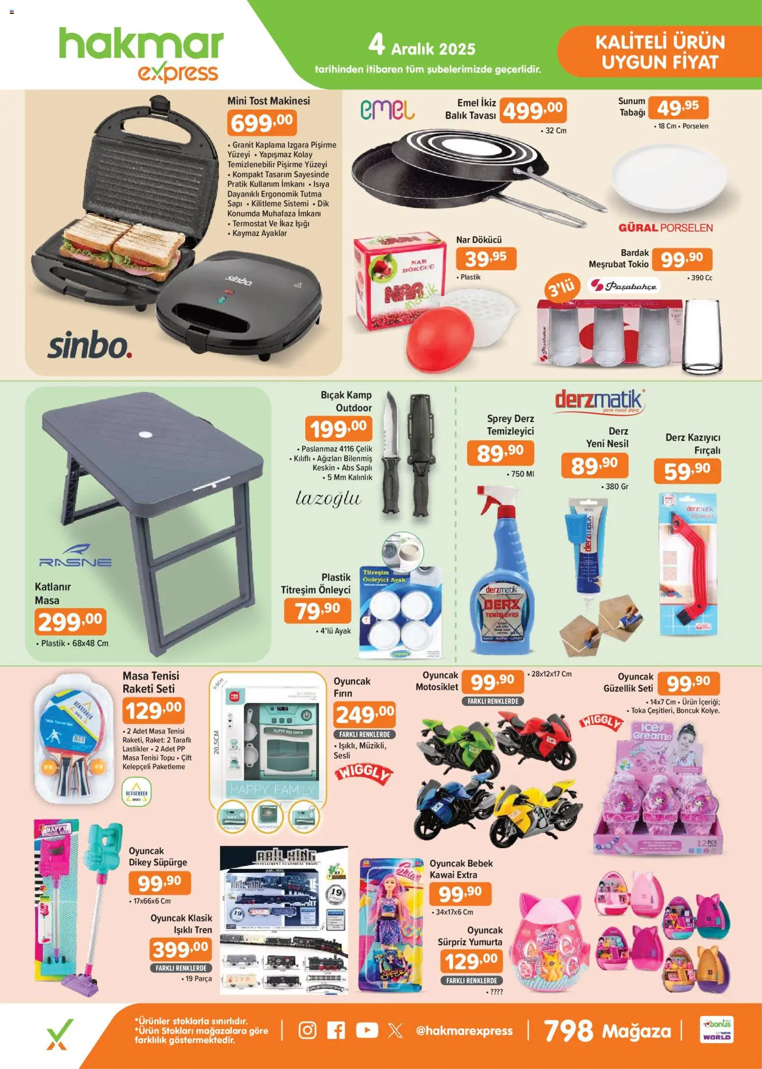 Hakmar Express Perşembe Aktüel Ürünler - 04.12.2025 tarihinden itibaren geçerlidir | Sayfa: 1 | Ürünler: Masa, Zselatin, Fırın, Izgara