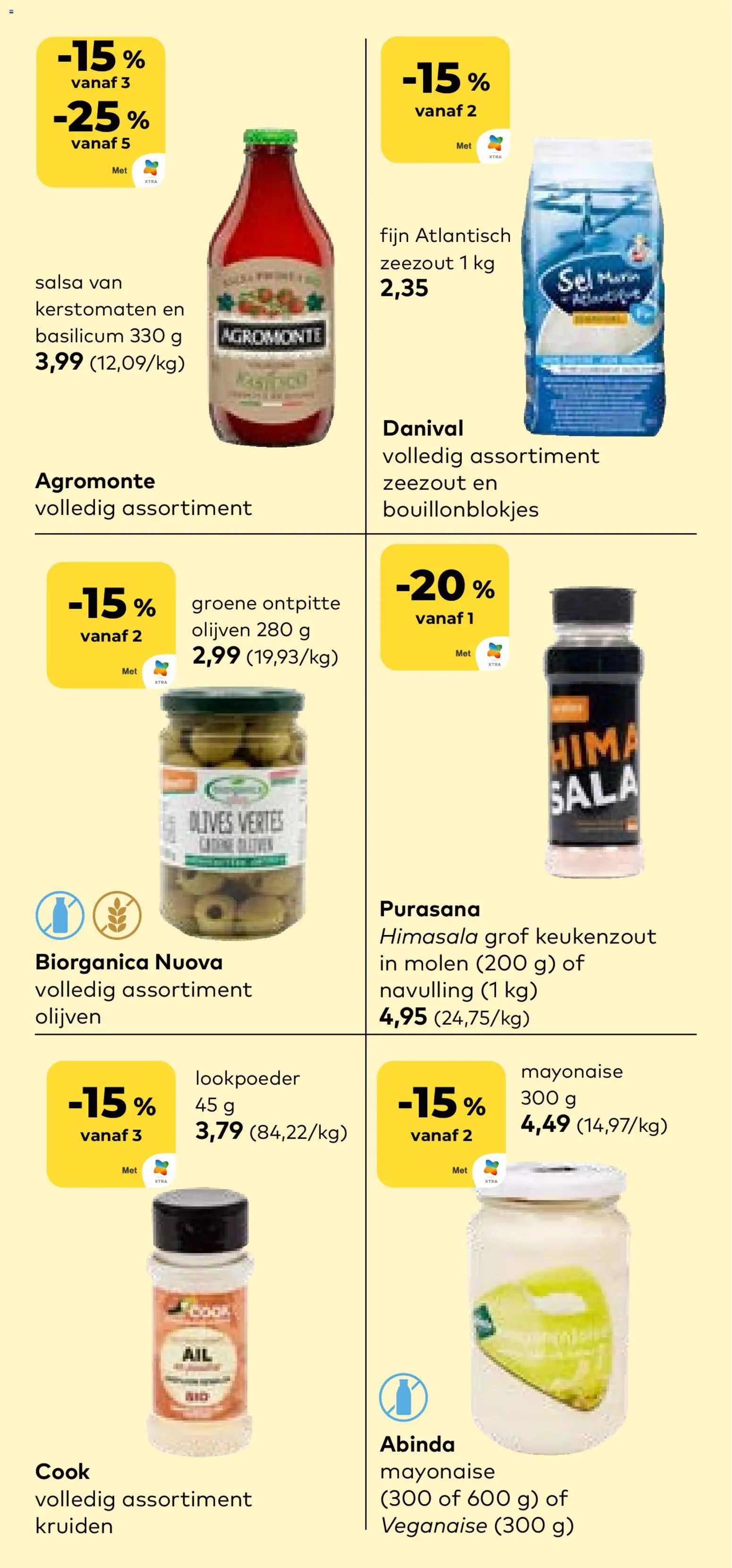 {H1} | Pagina: 10 | Producten: Zeezout, Olijven, Keksajt