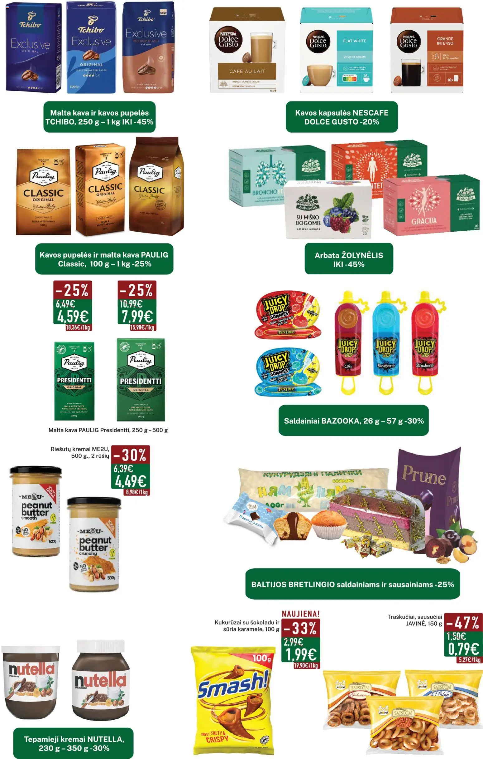 Elimart - TAU akcijos nuo 07.04.2026 | Puslapis: 9 | Prekių: Kukurūzai, Pupelės, Kava, Arbata