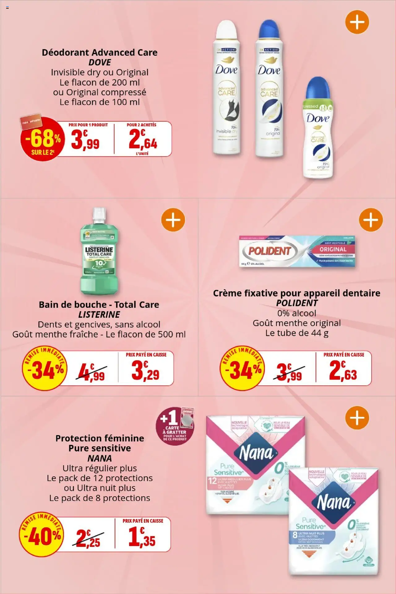 {H1} | Page: 39 | Produits: Menthe, Déodorant, Bain de bouche, Crème