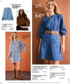BonPrix Katalog - Powrót Mody Lat 70. od 01.09.2025 | Strona: 4 | Produkty: Bluzka, Pasek, Sukienka