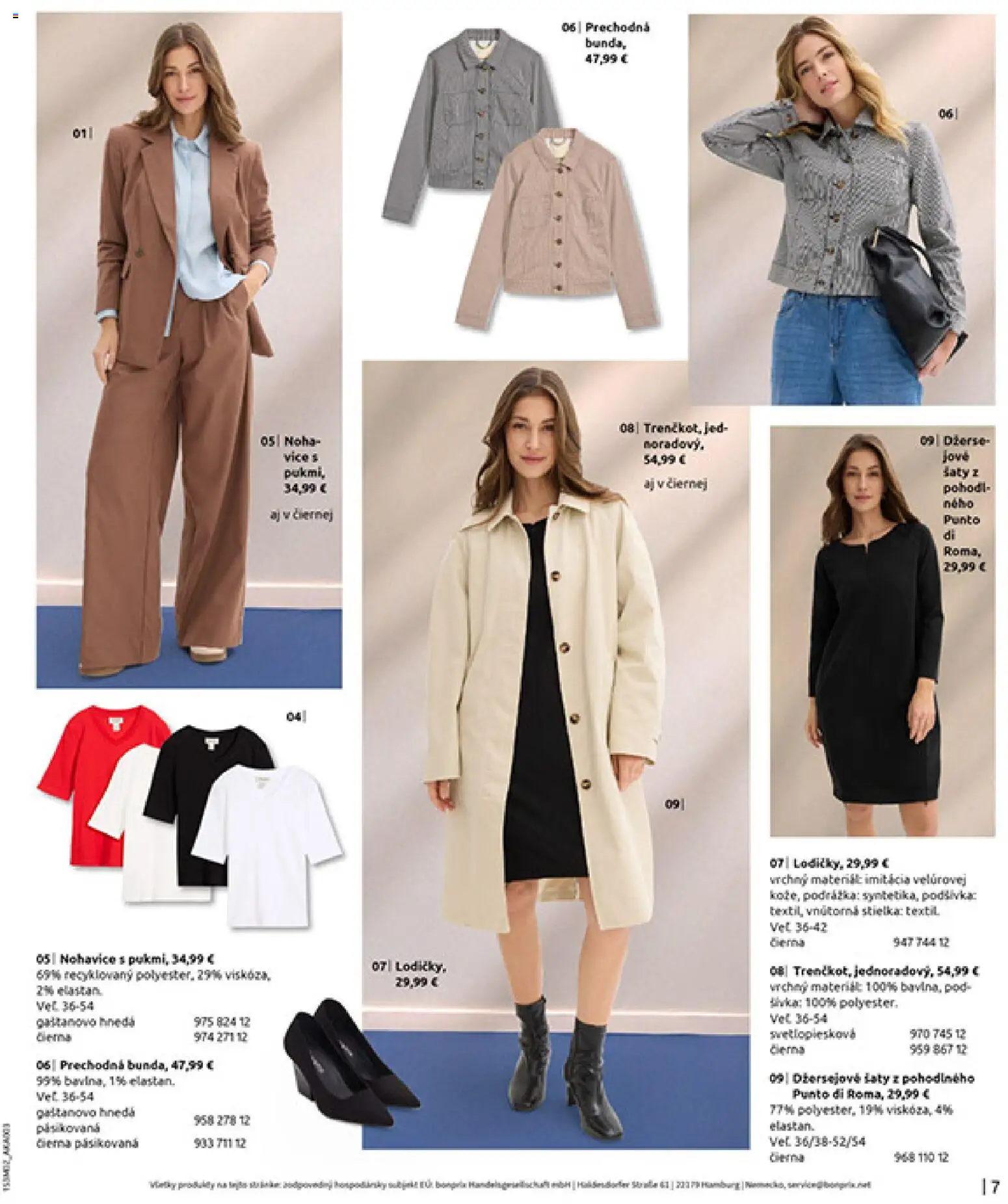 Nové Bonprix akcie – leták je platný od 20.02.2026 | Strana: 9 | Produkty: Šaty, Nohavice