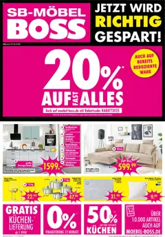 SB Möbel Boss Prospekt 	 ab 29.09.2025 gültig