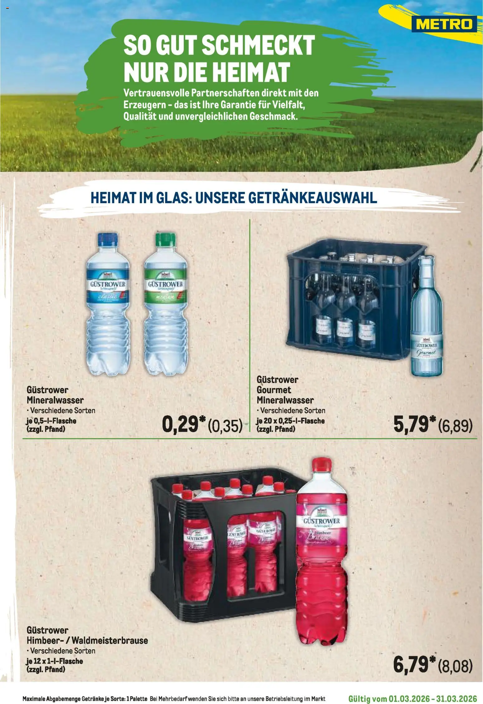 Metro Regionaler Flyer – gültig ab 01.03.2026 | Seite: 83 | Produkte: Mineralwasser