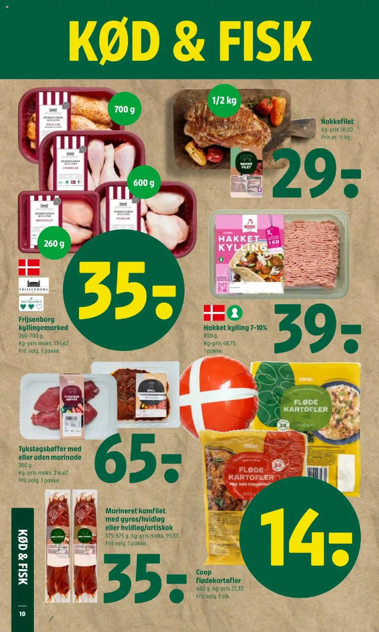 Coop 365 tilbudsavis – gyldig fra 11.09.2025 | Side: 12 | Produkter: Fisk, Fløde, Kartofler, Nakkefilet
