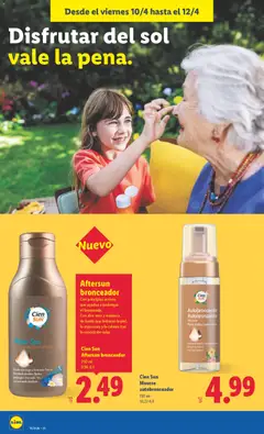 Vista previa Lidl folleto válido desde el 06.04.2026 | Página: 48 | Productos: Bronceador, Mousse, Manteca, Γάλα σε σκόνη