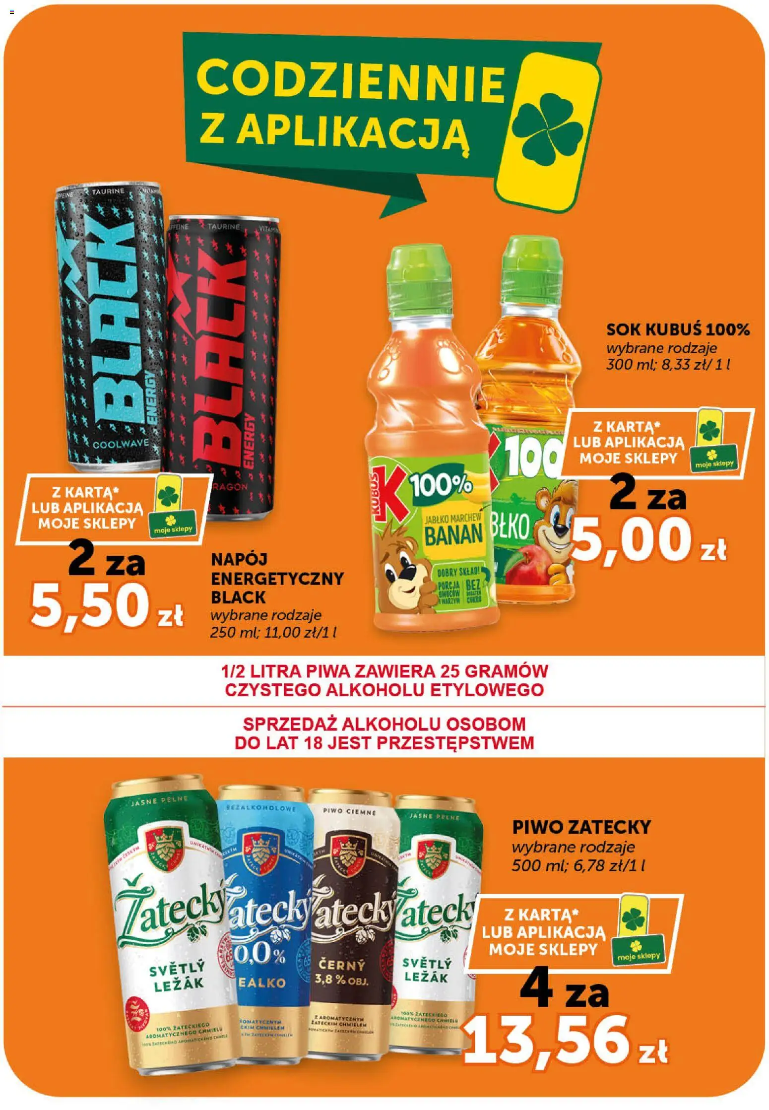 Groszek gazetka - Market od 05.03.2026 | Strona: 9 | Produkty: Leżak, Sok, Piwo, Banan