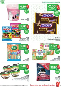 Intermarché folder - Voorbeeld van een folder van Intermarché, geldig van 01.03.2026 | Pagina: 23 | Producten: Ham, Snickers, Groenten, Kom