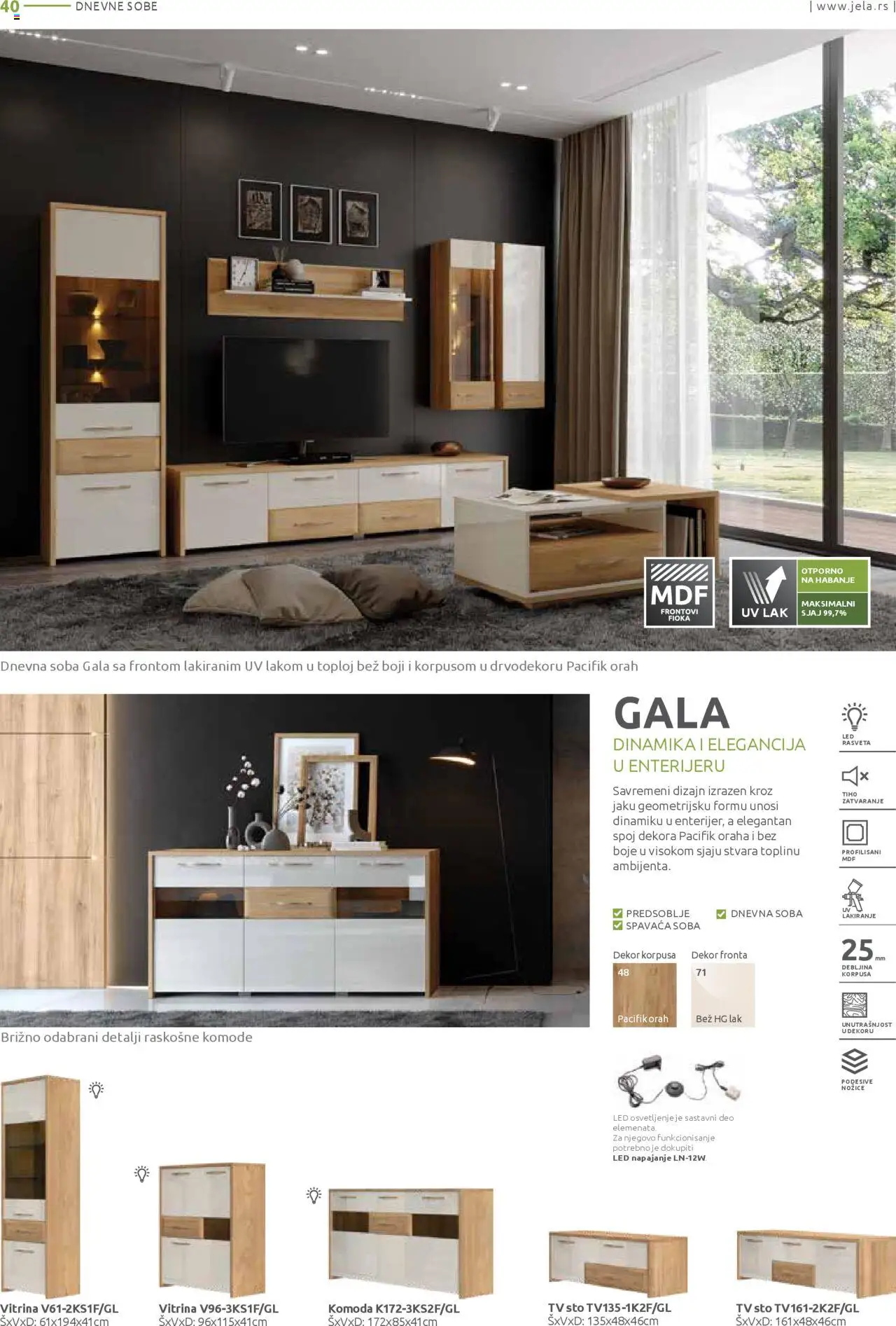 Jela katalog - važi od 25.08.2025 | Strana: 40 | Proizvode: Komoda, Sto, Orah