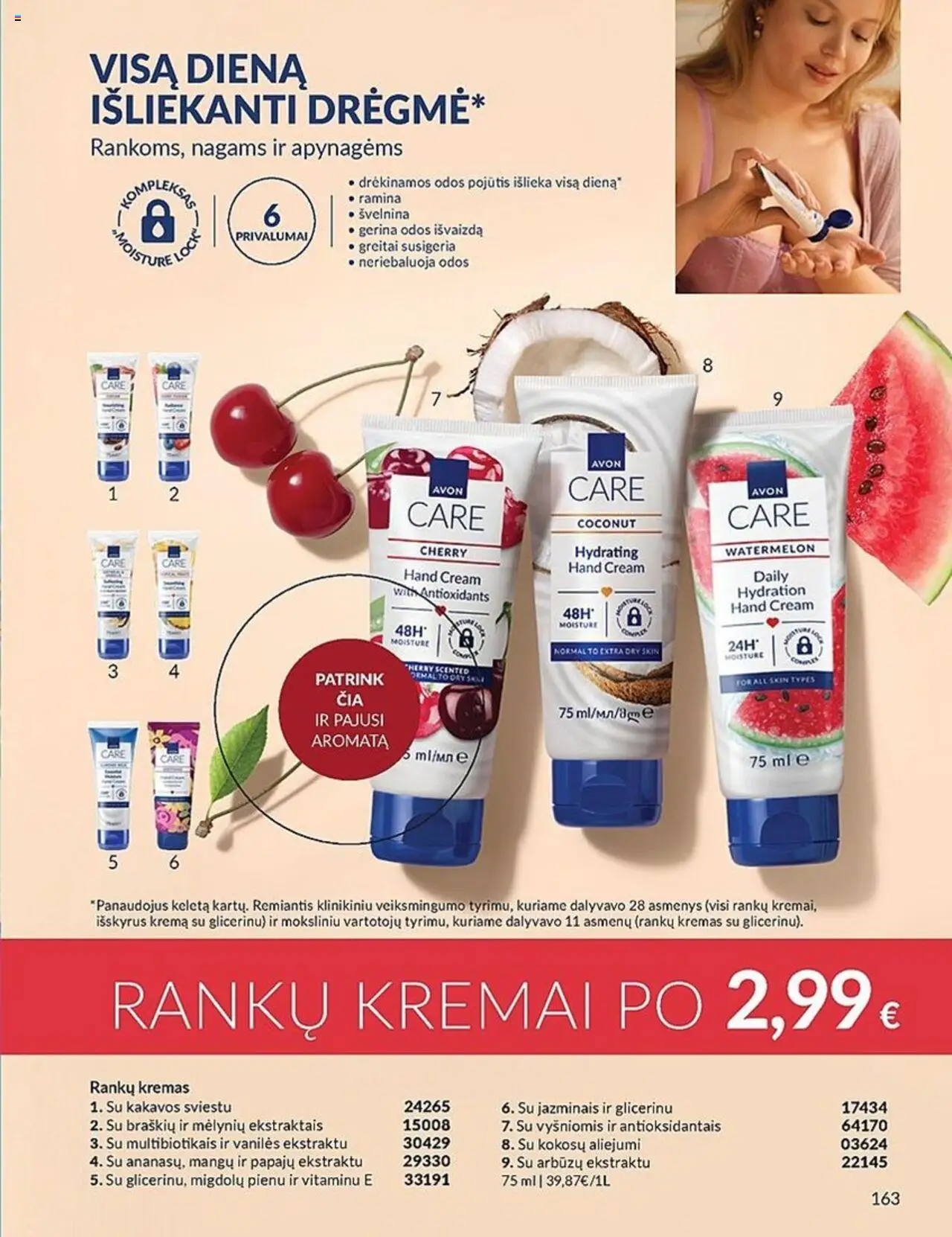 AVON leidinys│galioja nuo 01.07.2025 | Puslapis: 163 | Prekių: Kremas