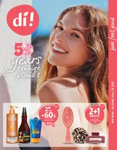 Di folder - Voorbeeld van een folder van Di, geldig van 30.07.2025