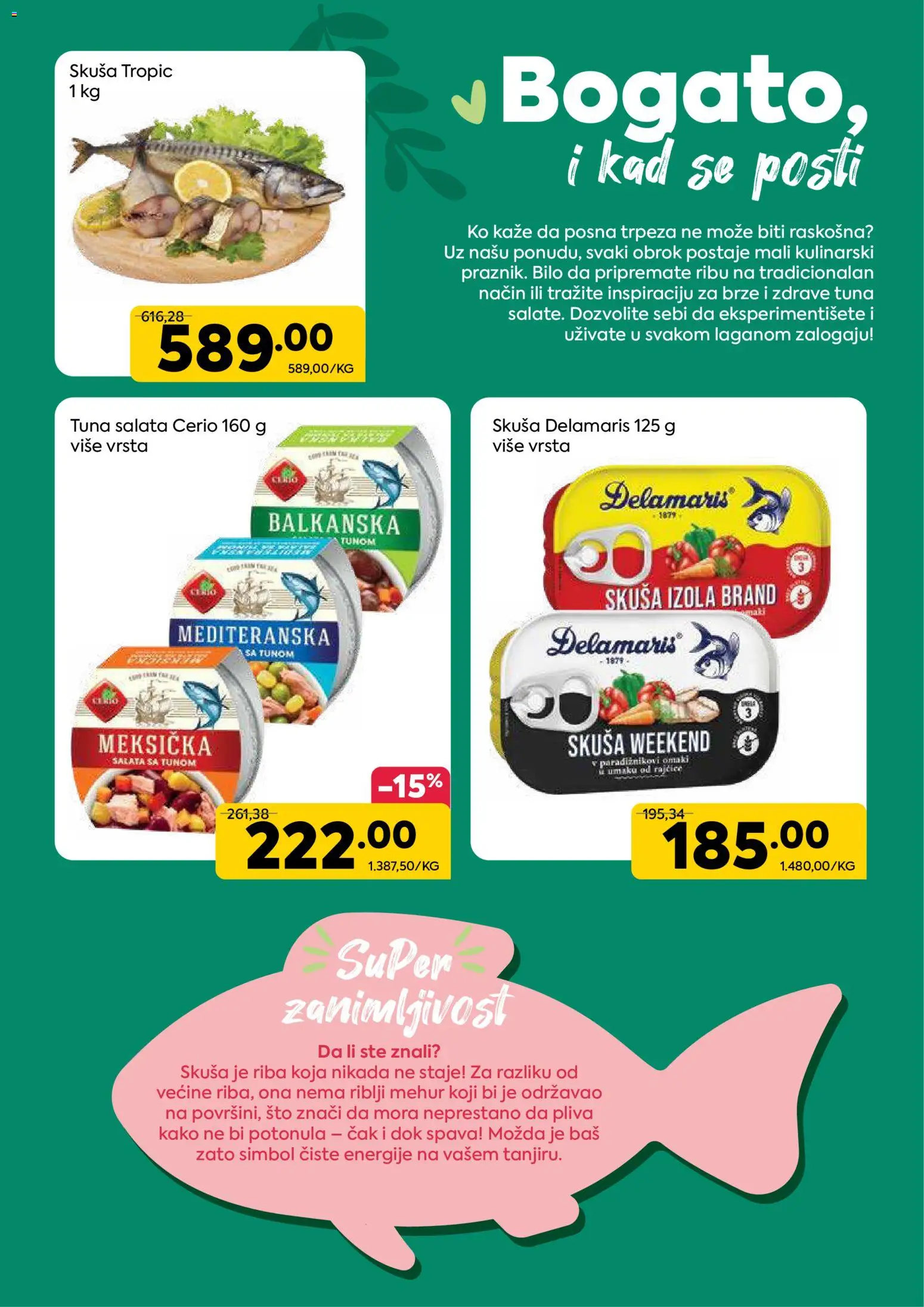 PerSu katalog - važi od 01.12.2025 | Strana: 10 | Proizvode: Salata, Sto, Skuša, Riba