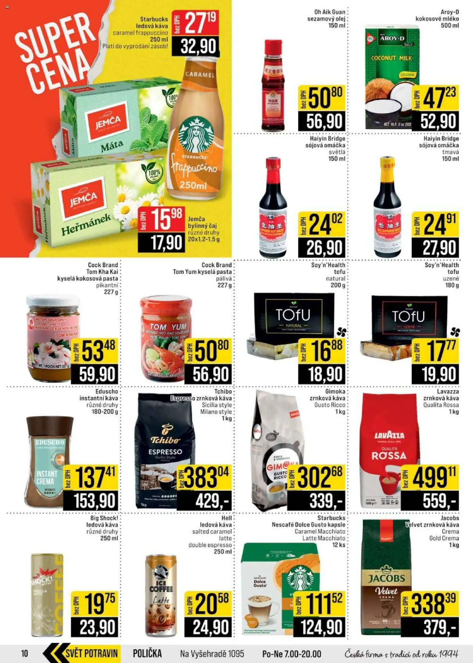 Jip leták - Cash & Carry od 21.01.2026 | Strana: 10 | Produkty: Starbucks, Olej, Sójová omáčka, Big Shock