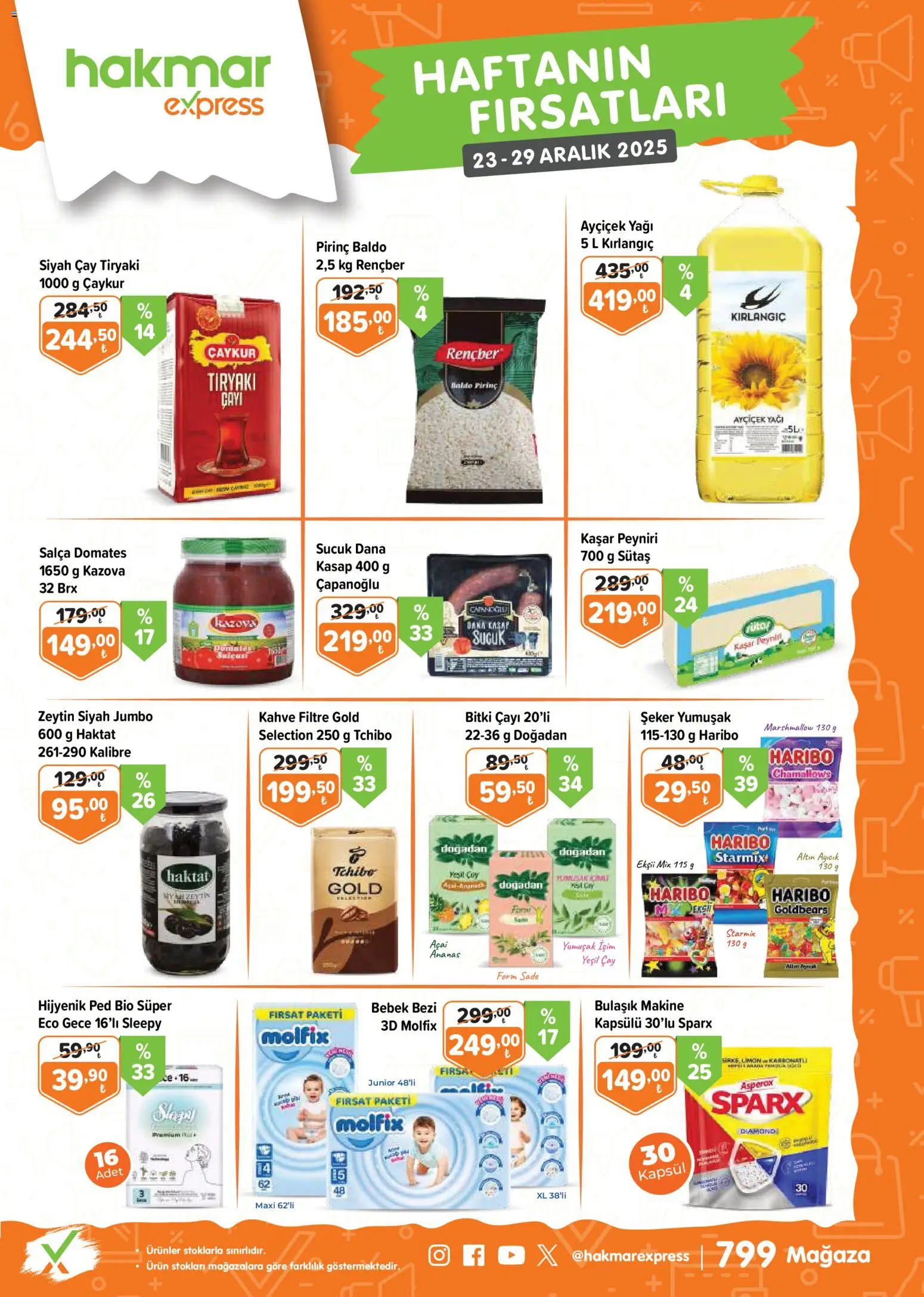 Hakmar Express Katalog - 23.12.2025 tarihinden itibaren geçerlidir | Sayfa: 1 | Ürünler: Domates, Şeker, Kumina, Sucuk