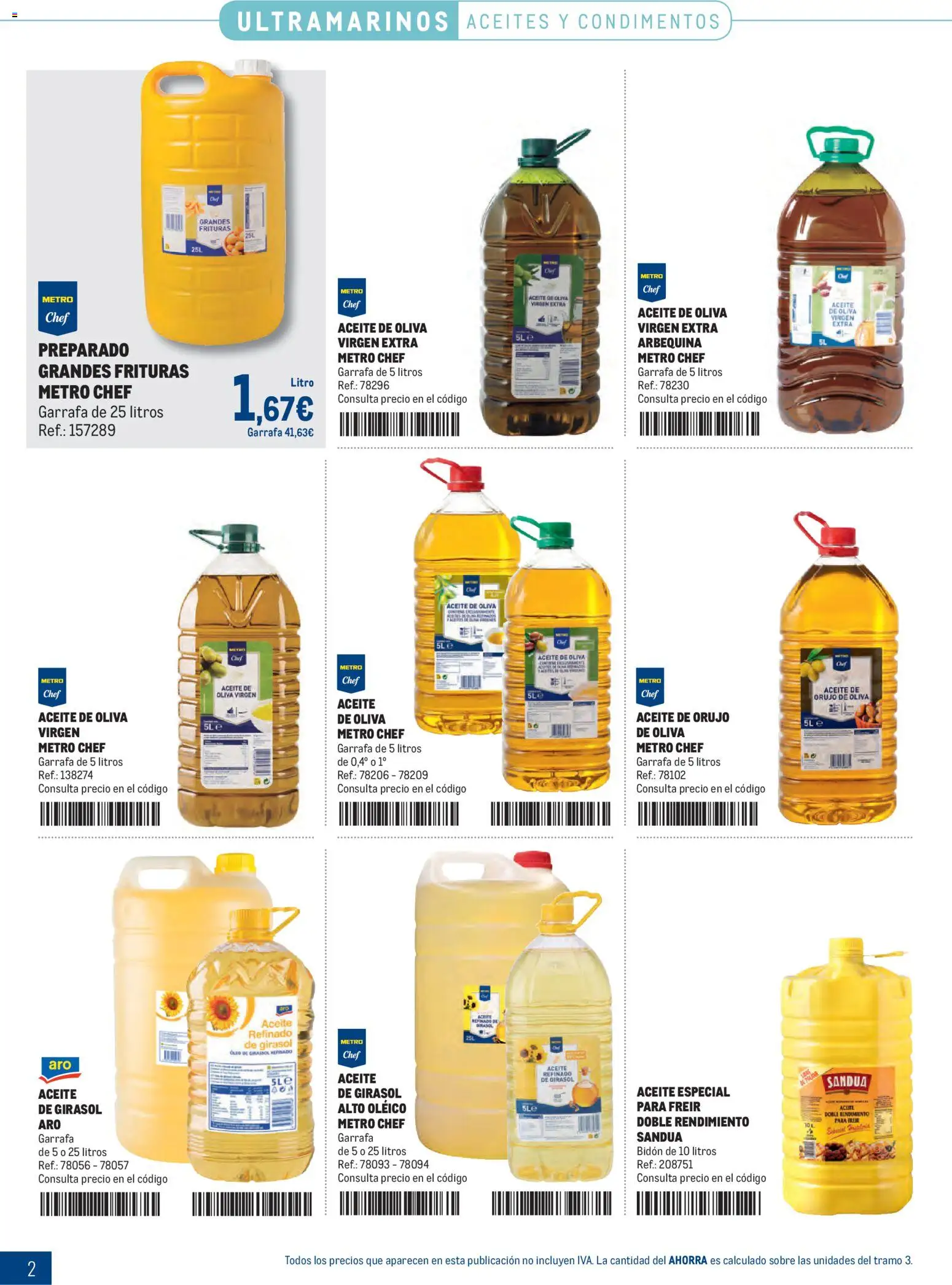 Makro - Especial Despensa Norte │ válido desde el 02.02.2026 | Página: 2 | Productos: Aceite, Aceite de oliva, Aceite de oliva virgen extra, Aceite de girasol