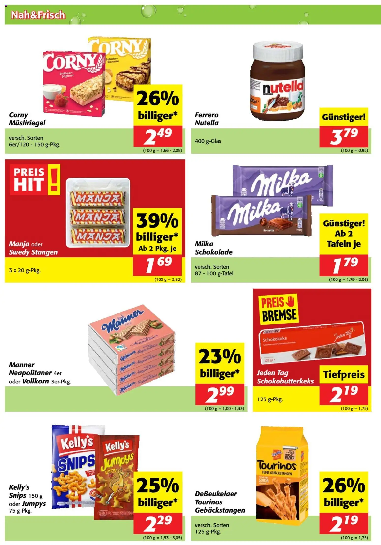 Nah und Frisch Flugblatt gültig ab 25.02.2026 | Seite: 6 | Produkte: Joghurt, Schokolade