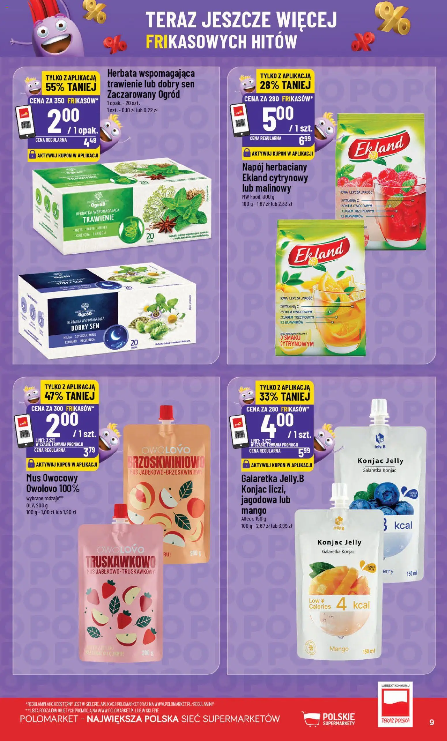 POLOmarket Gazetka - Frikasowe Hity od 29.10.2025 | Strona: 9 | Produkty: Mango, Kminek, Galaretka, Herbata