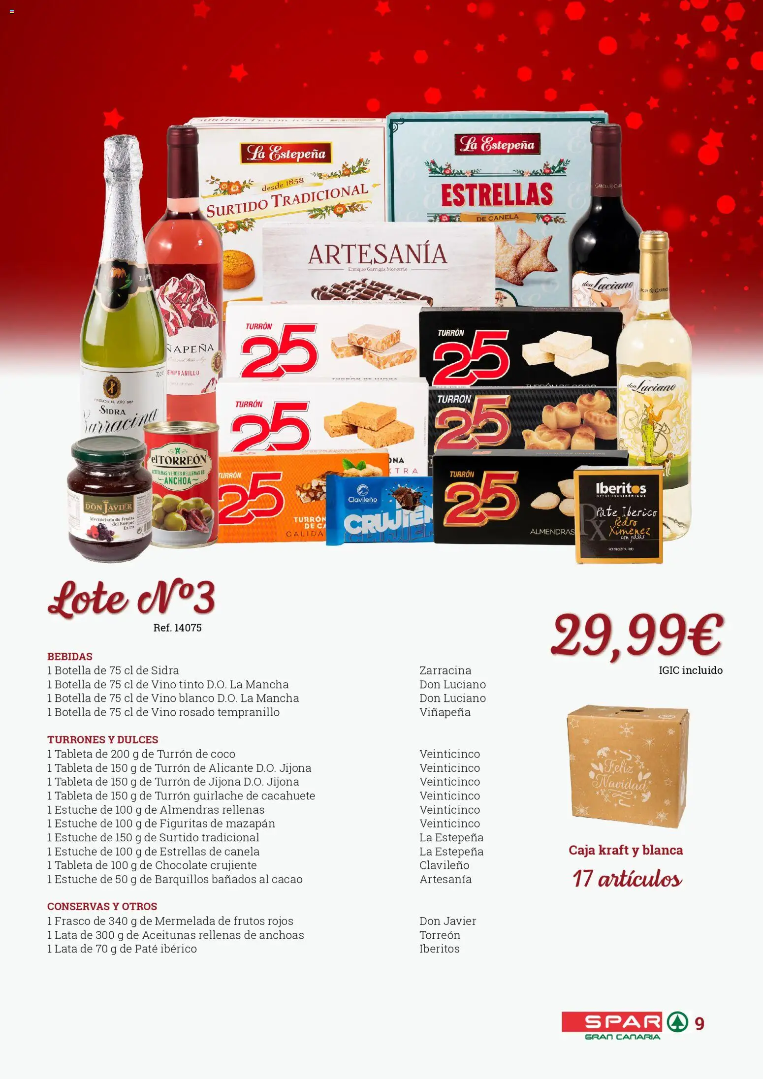 Spar folleto │ válido desde el 31.10.2025 | Página: 9 | Productos: Chocolate, Paté, Anchoa, Φρυγανιές σικάλεως