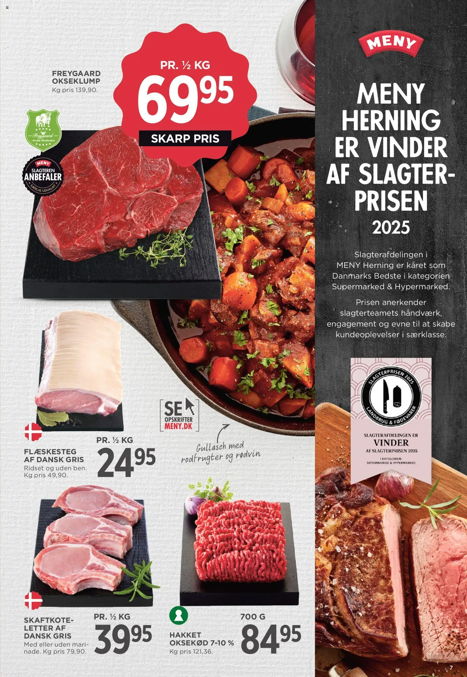 Meny tilbudsavis – gyldig fra 09.01.2026 | Side: 10 | Produkter: Oksekød, Flæskesteg, Søm