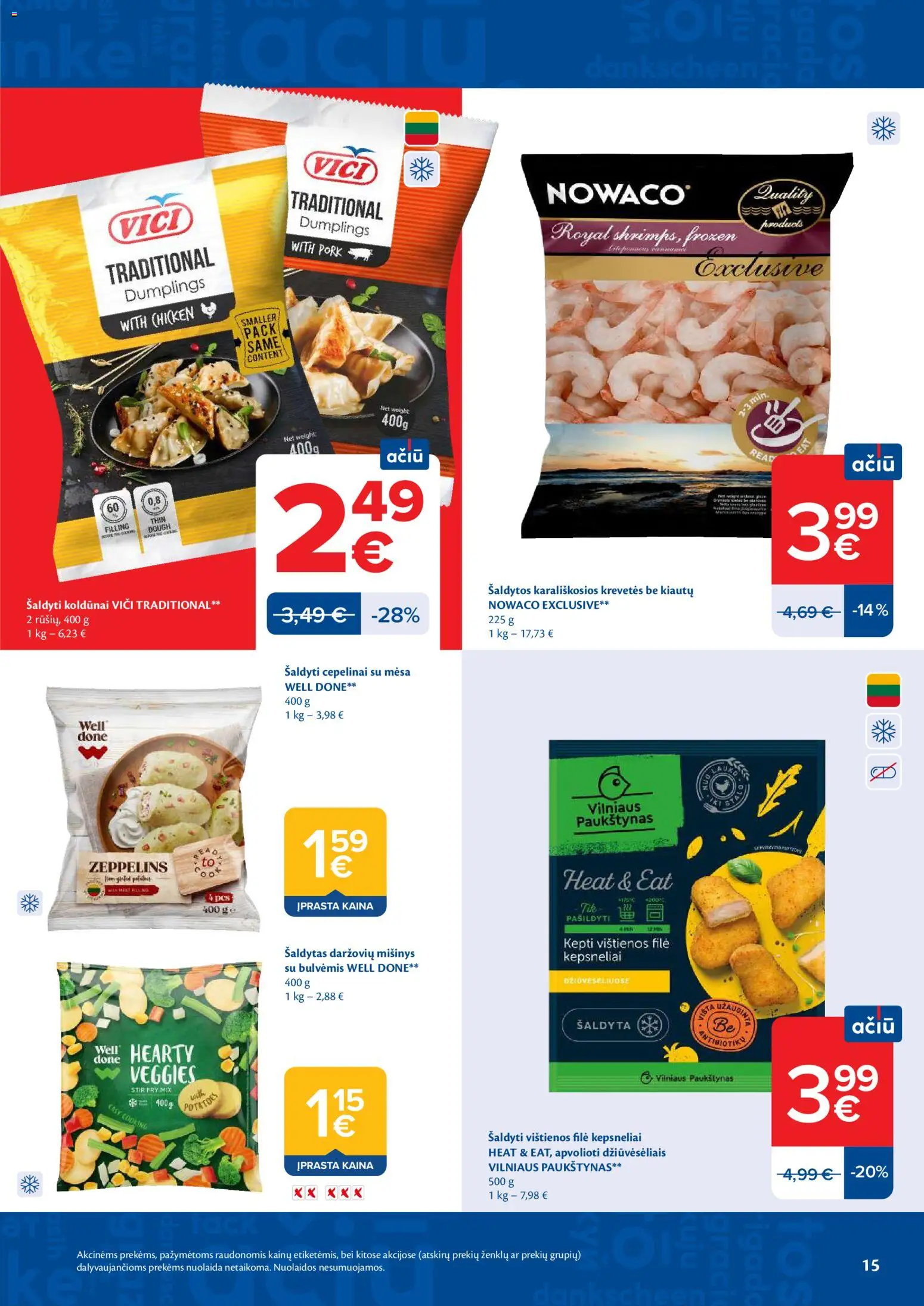 MAXIMA akcijos nuo 21.04.2026 | Puslapis: 15 | Prekių: Vištienos