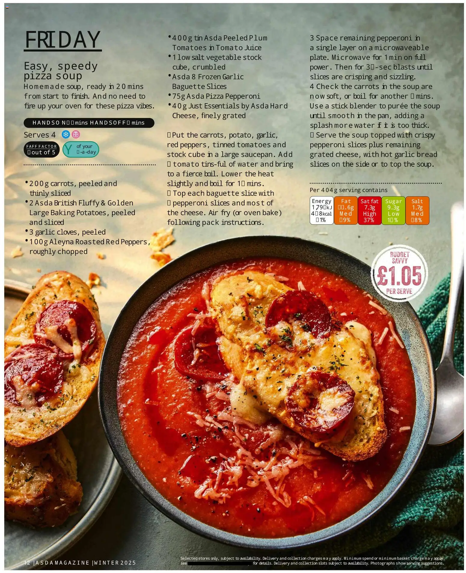 {H1} | Page: 120 | Products: Garlic, Juice, Tomatoes, Garlic bread